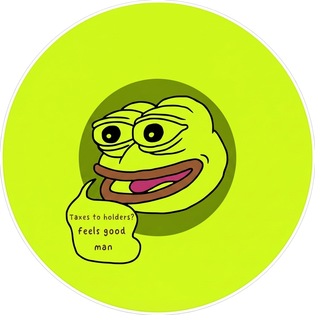 Pepe: taxes to holders? feels good man